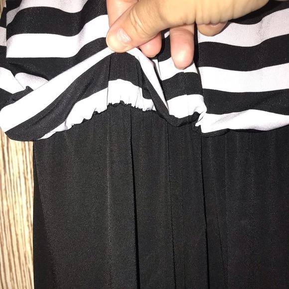 CYNTHIA ROWLEY SIZE 4 BLACK & WHITE ONE PIECE JUMPSUIT ROMPER - Picture 4 of 5